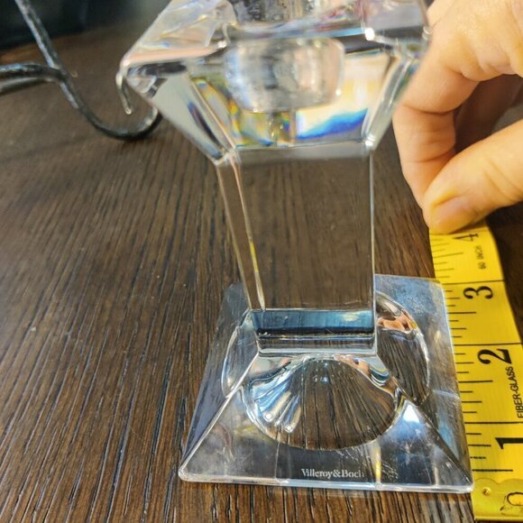 Classic Villeroy and Boch Austrian lead crystal candlestick holders. - Picture 6 of 9